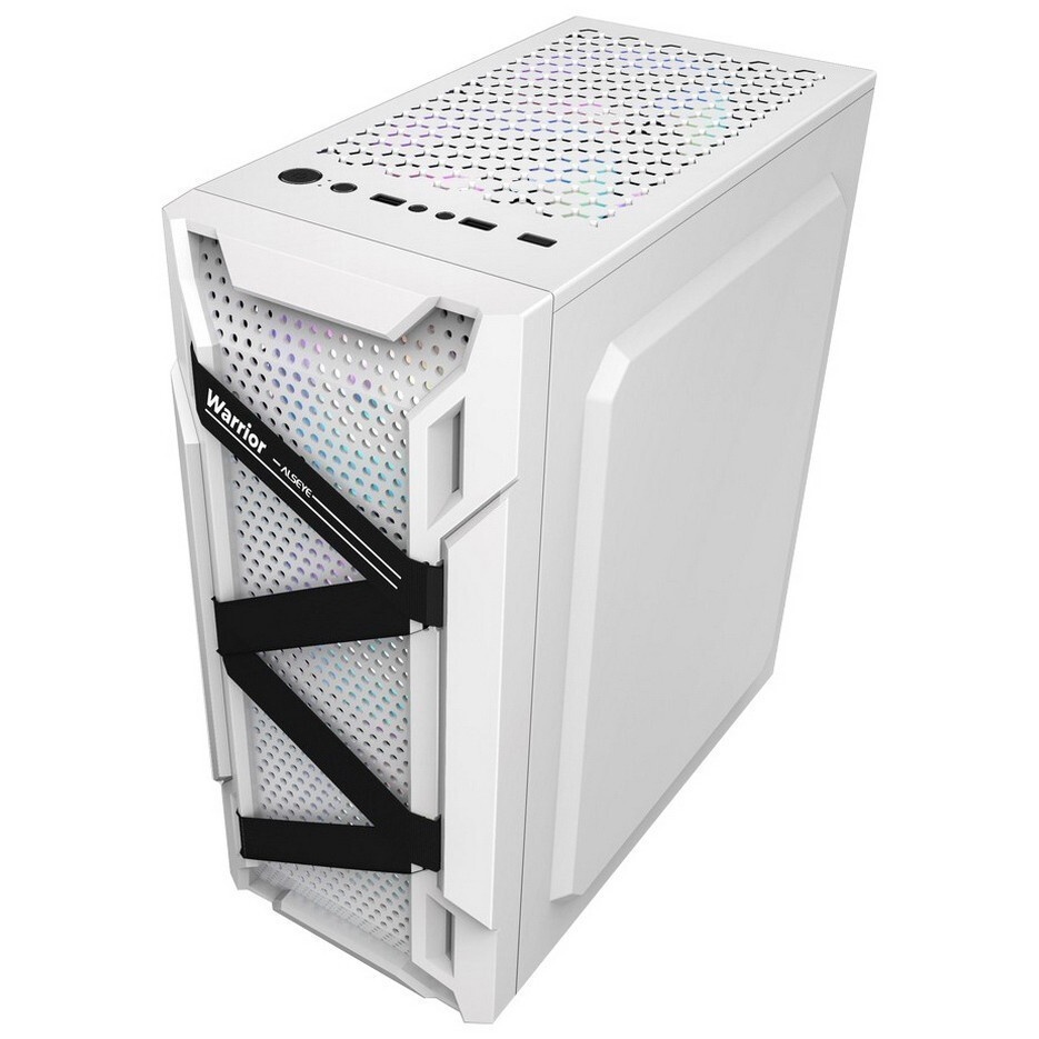 Корпус ALSEYE Auro 3.0-W Mini-ITX/Micro ATX/ATX, USB2.0*2+HD Audio+USB3.0*1, ";H.D.D.(3.5";)*2pcs+S.