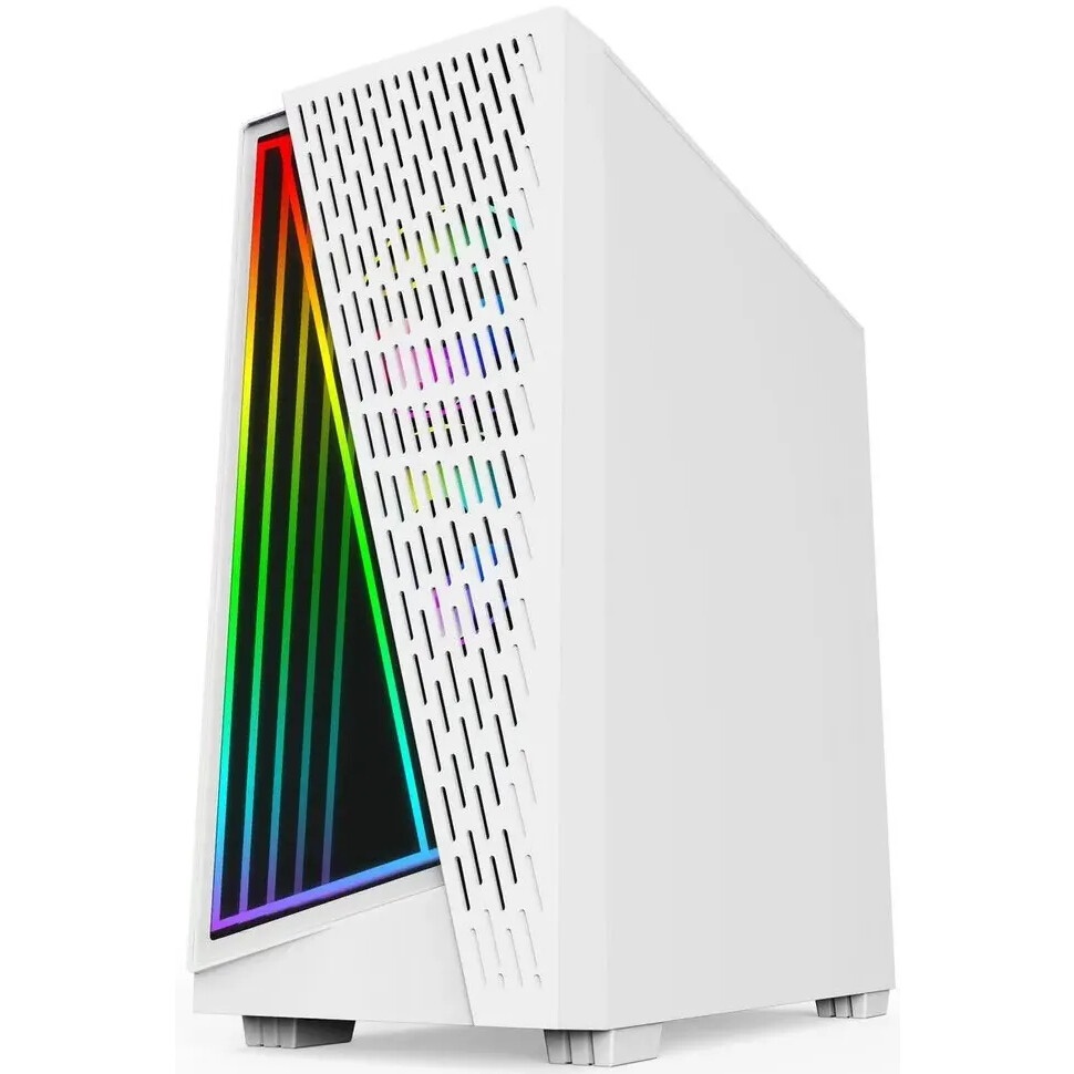 Корпус ALSEYE Auro 3.0-W Mini-ITX/Micro ATX/ATX, USB2.0*2+HD Audio+USB3.0*1, ";H.D.D.(3.5";)*2pcs+S.