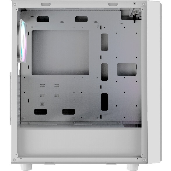 Корпус ALSEYE Auro 3.0-W Mini-ITX/Micro ATX/ATX, USB2.0*2+HD Audio+USB3.0*1, ";H.D.D.(3.5";)*2pcs+S.