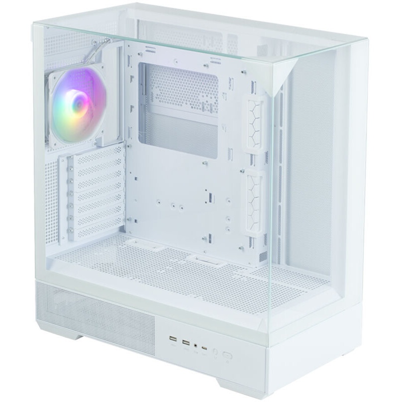 Корпус ALSEYE Auro 3.0-W Mini-ITX/Micro ATX/ATX, USB2.0*2+HD Audio+USB3.0*1, ";H.D.D.(3.5";)*2pcs+S.