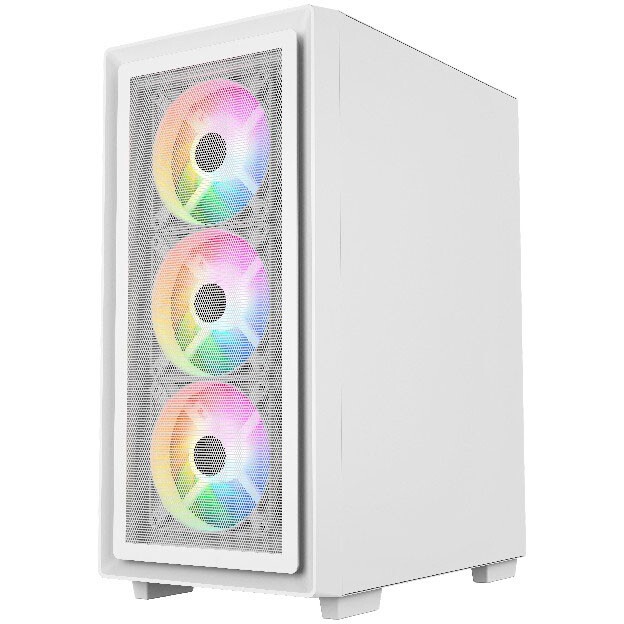Корпус ALSEYE Auro 3.0-W Mini-ITX/Micro ATX/ATX, USB2.0*2+HD Audio+USB3.0*1, ";H.D.D.(3.5";)*2pcs+S.