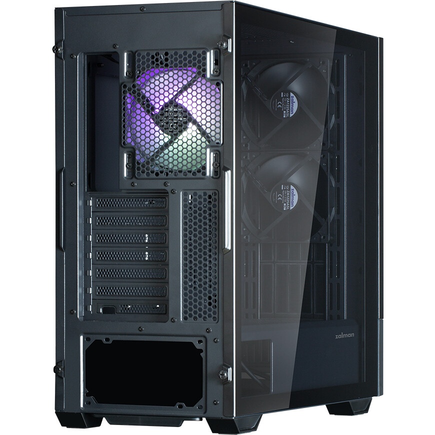 Компьютерный корпус Gigabyte GB-AC400G черный без БП ATX 2xUSB3.0 1xUSB3.1 audio bott PSU