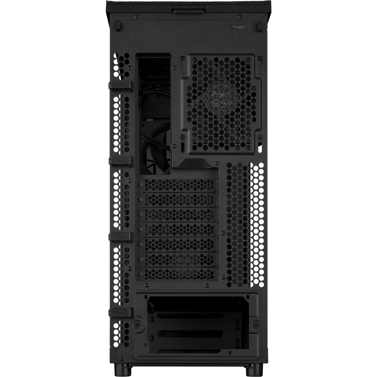 Компьютерный корпус Gigabyte GB-AC400G черный без БП ATX 2xUSB3.0 1xUSB3.1 audio bott PSU
