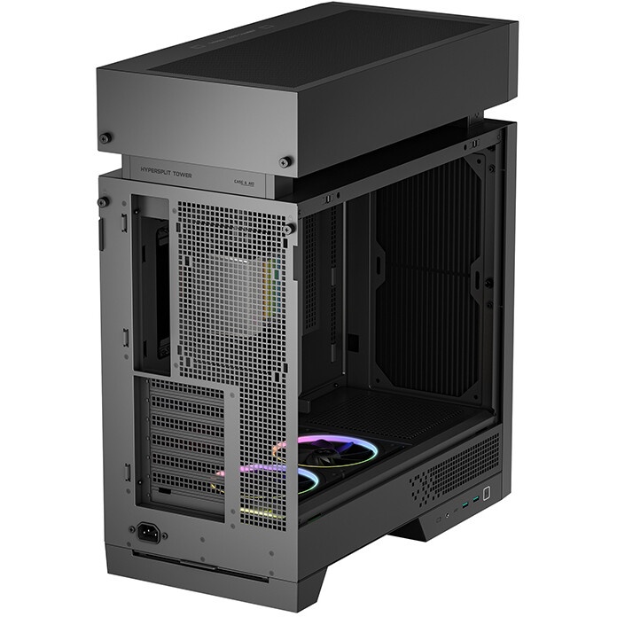 Компьютерный корпус Gigabyte GB-AC400G черный без БП ATX 2xUSB3.0 1xUSB3.1 audio bott PSU