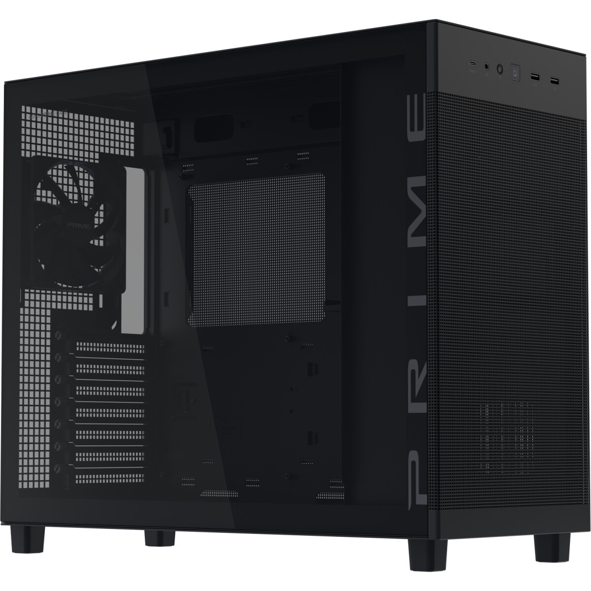 Компьютерный корпус Gigabyte GB-AC400G черный без БП ATX 2xUSB3.0 1xUSB3.1 audio bott PSU