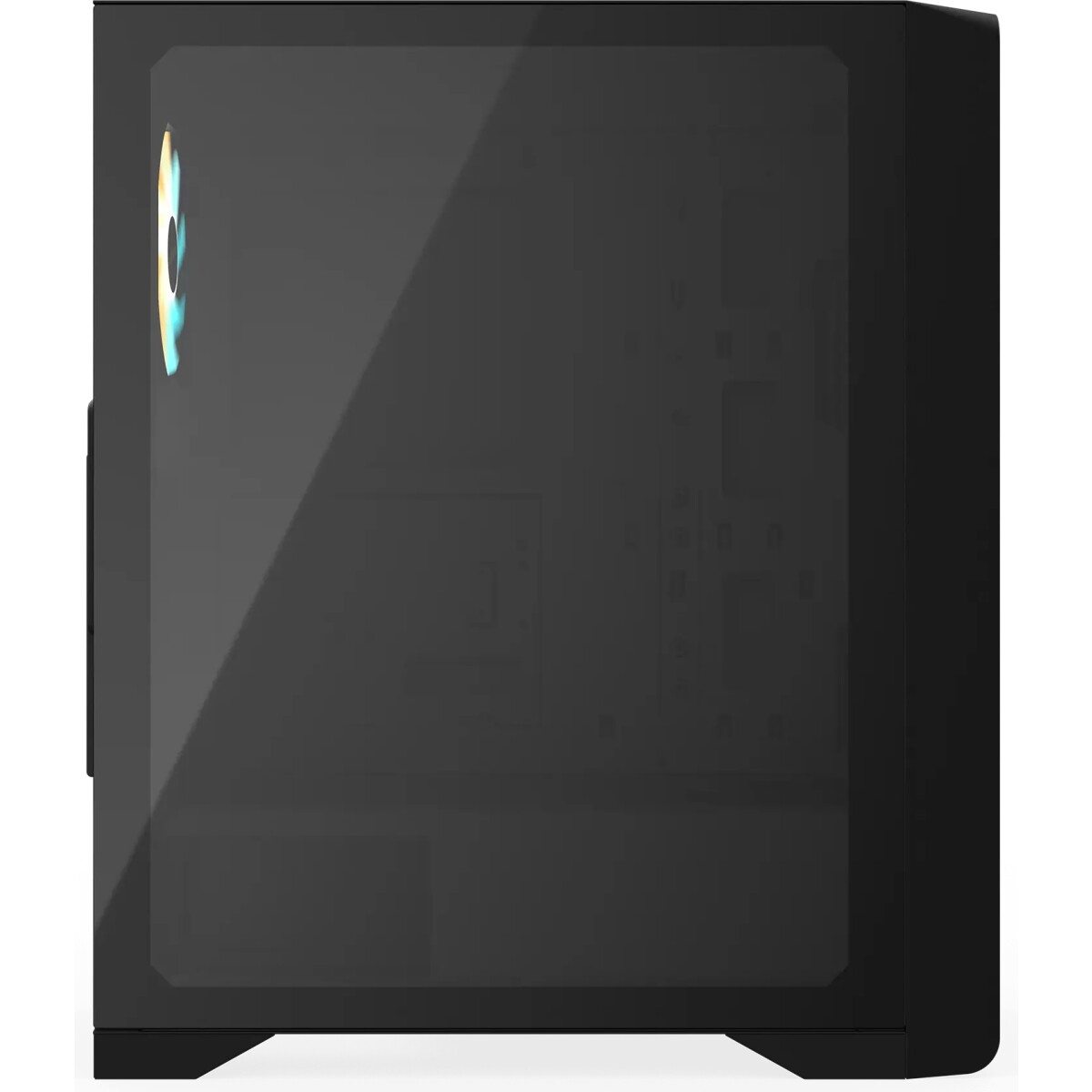 Компьютерный корпус Gigabyte GB-AC400G черный без БП ATX 2xUSB3.0 1xUSB3.1 audio bott PSU