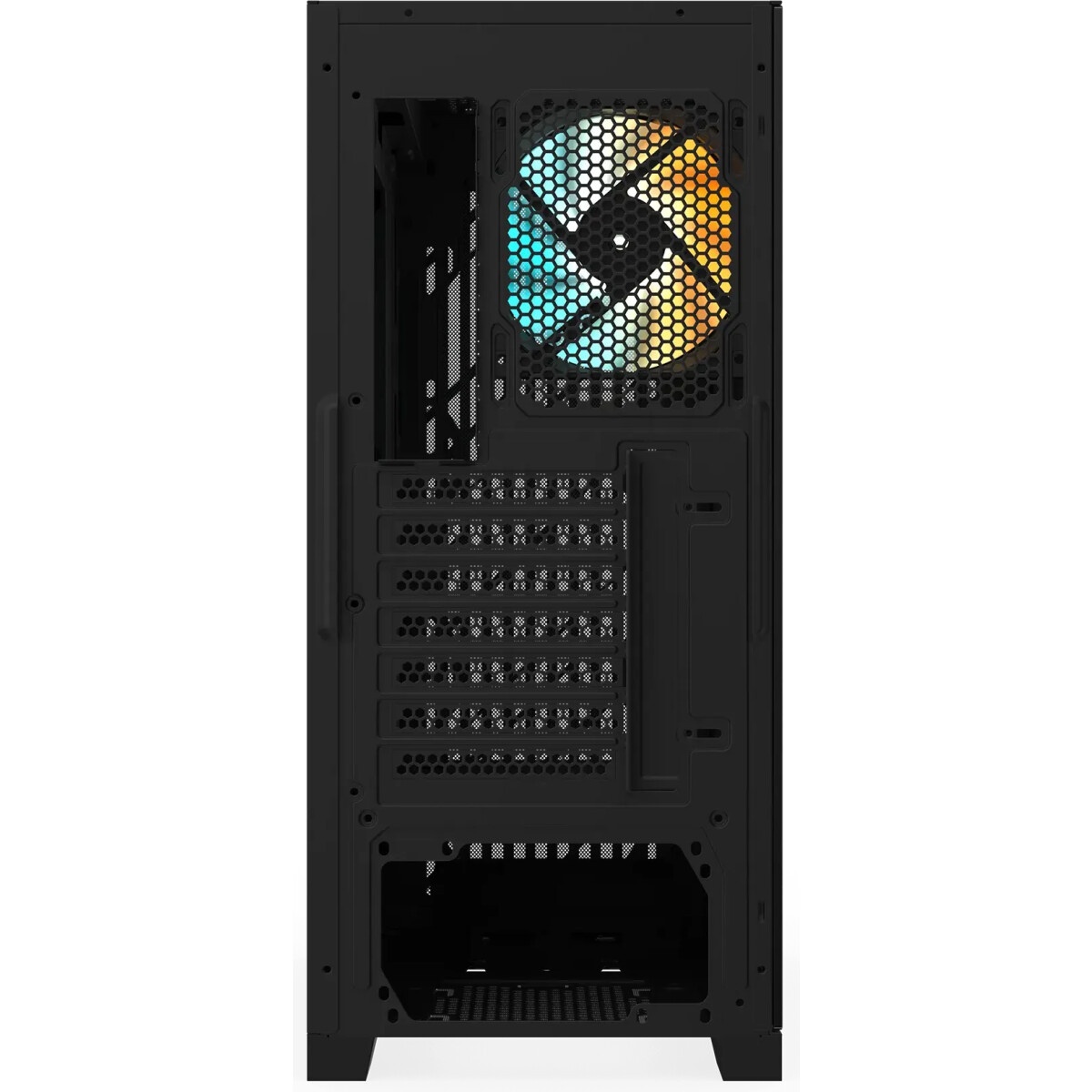 Компьютерный корпус Gigabyte GB-AC400G черный без БП ATX 2xUSB3.0 1xUSB3.1 audio bott PSU