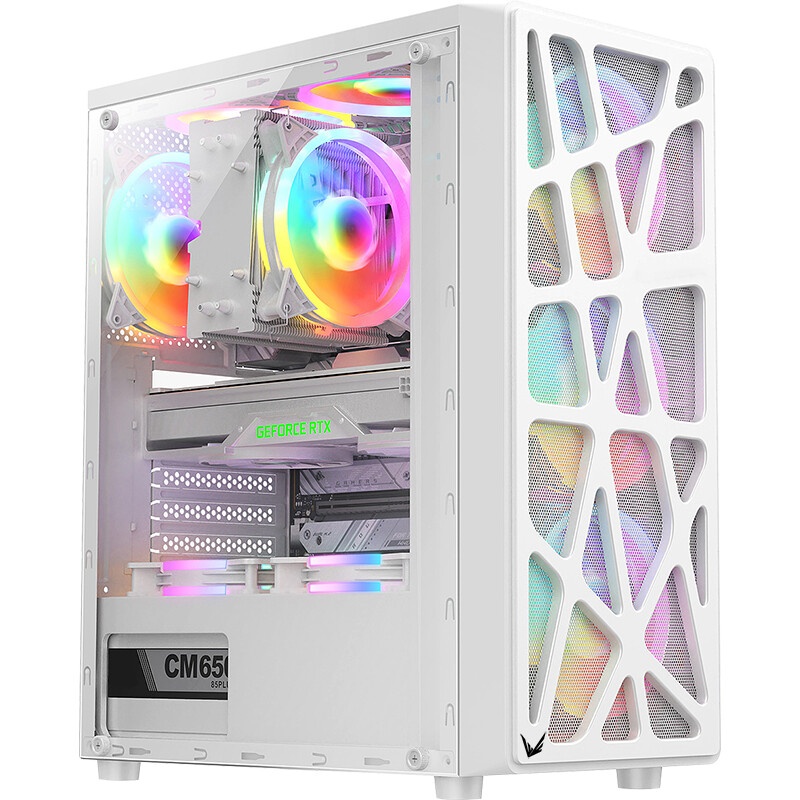 Компьютерный корпус Aerocool / Formula Mana белый без БП ATX 3x120mm 1xUSB2.0 1xUSB3.0 audio bott PS