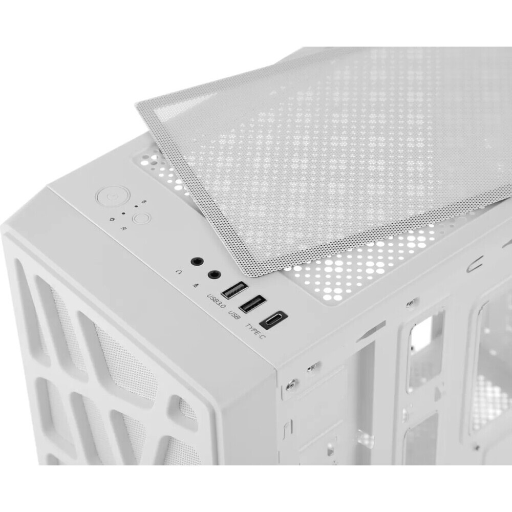 Компьютерный корпус Aerocool / Formula Mana белый без БП ATX 3x120mm 1xUSB2.0 1xUSB3.0 audio bott PS