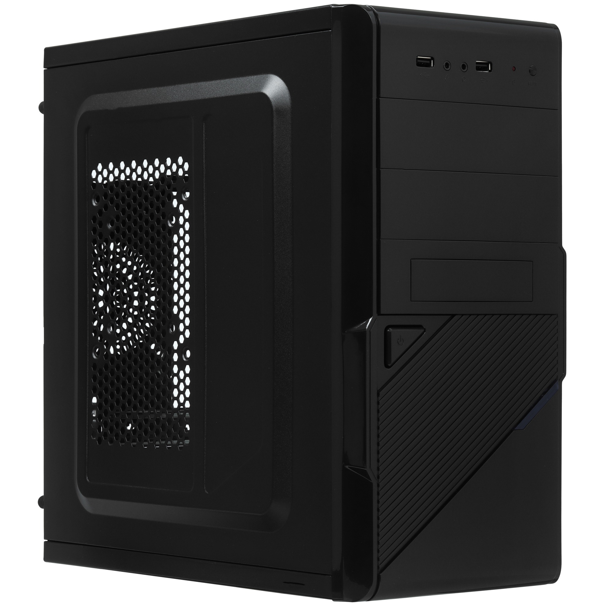Компьютерный корпус Exegate EX284022RUS Minitower BA-201 Black, mATX, , 2*USB, Audio