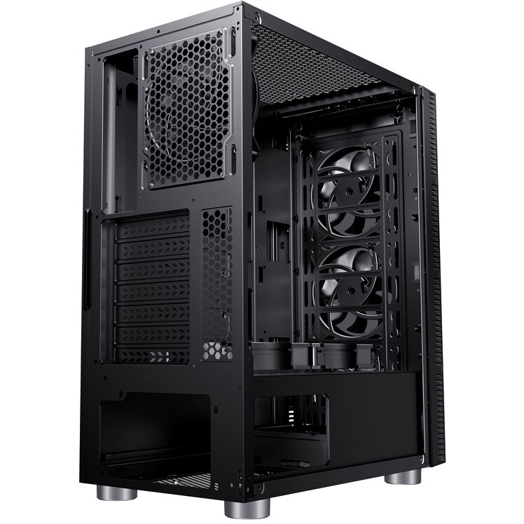 Компьютерный корпус Accord JP-VI черный без БП ATX 2xUSB2.0 1xUSB3.0 audio bott PSU