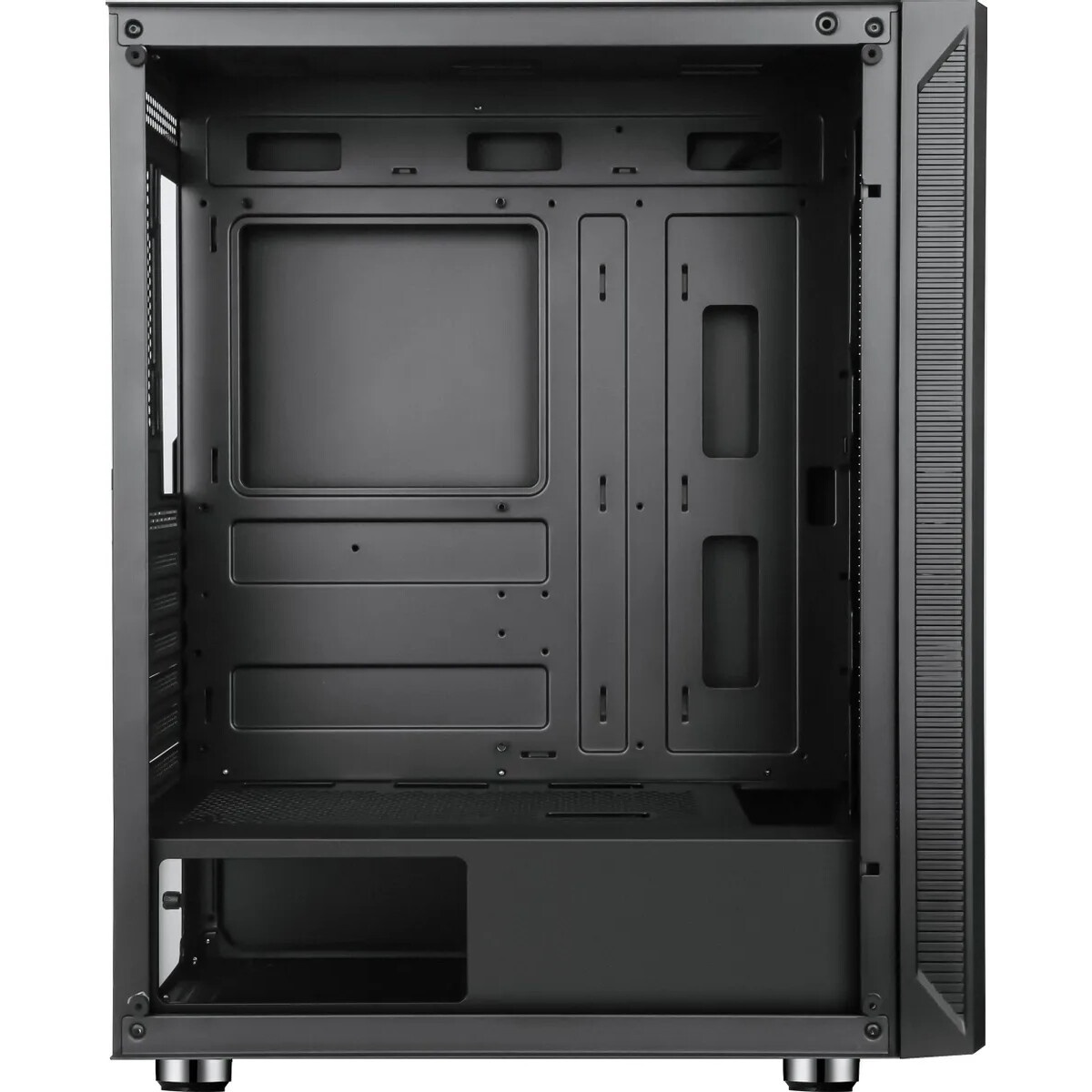 Компьютерный корпус Accord JP-VI черный без БП ATX 2xUSB2.0 1xUSB3.0 audio bott PSU