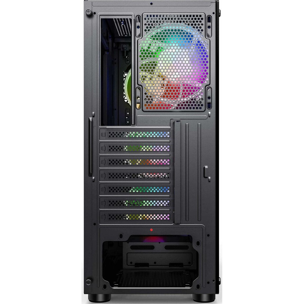 Компьютерный корпус Accord JP-VI черный без БП ATX 2xUSB2.0 1xUSB3.0 audio bott PSU