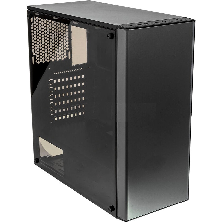 Компьютерный корпус Accord JP-VI черный без БП ATX 2xUSB2.0 1xUSB3.0 audio bott PSU