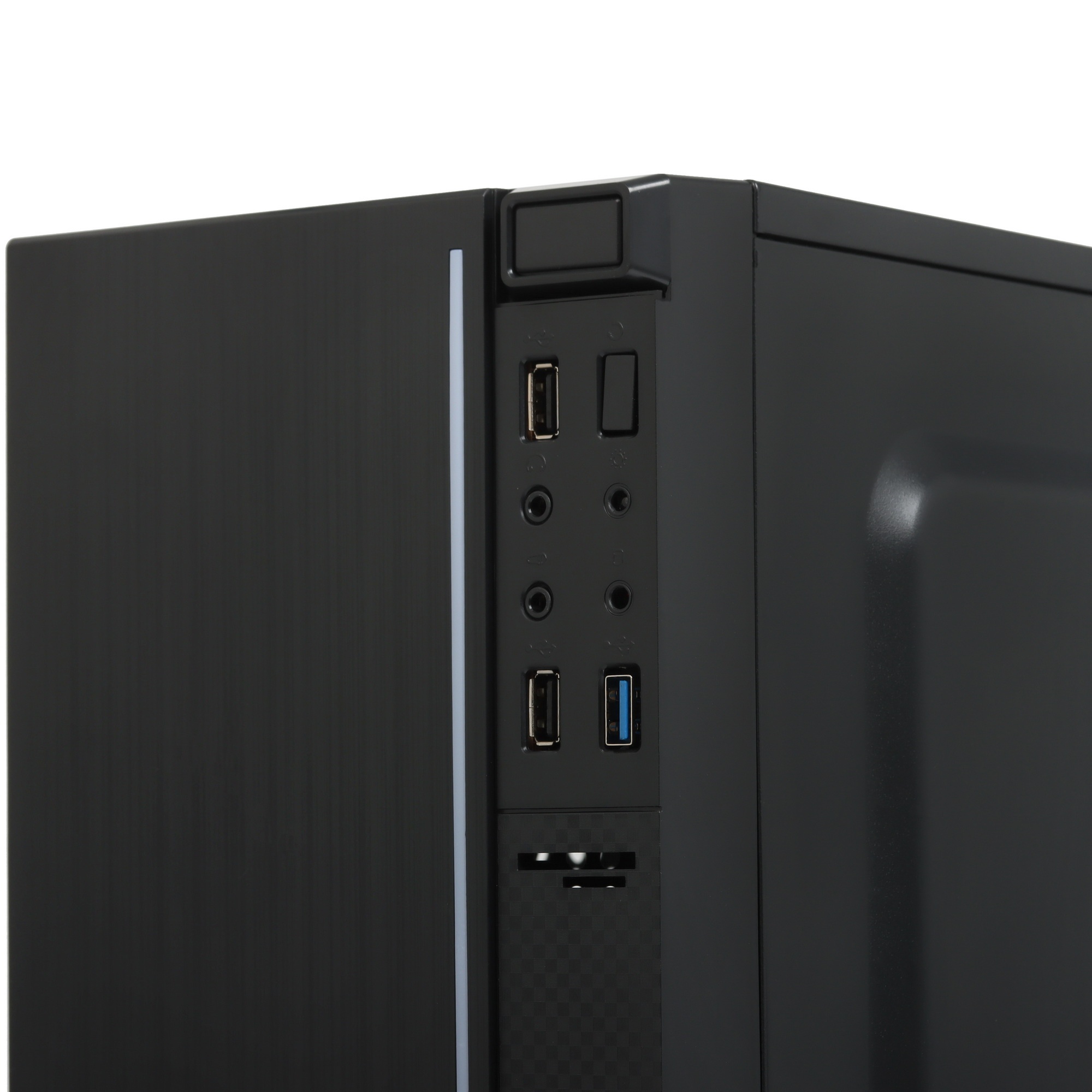 Компьютерный корпус Minitower ExeGate mEVO-9302-RGB (mATX, без БП, 2*USB+1*USB3.0, HD аудио, черный