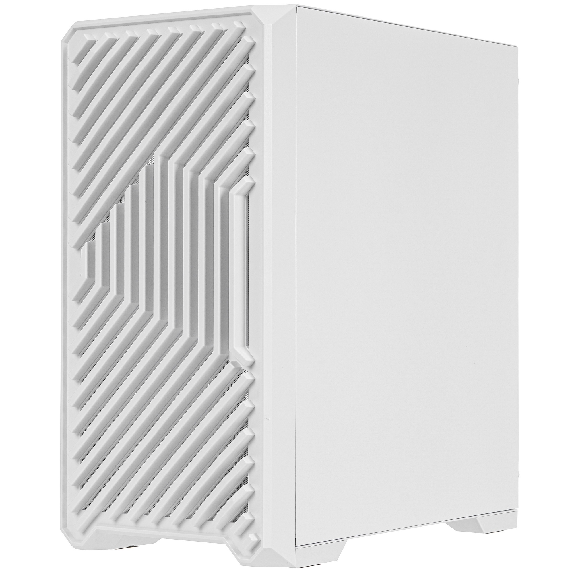 Компьютерный корпус 1STPLAYER TRILOBITE T5 White / mATX, TG / 4x120mm LED fans inc. / T5-WH-4F1-W