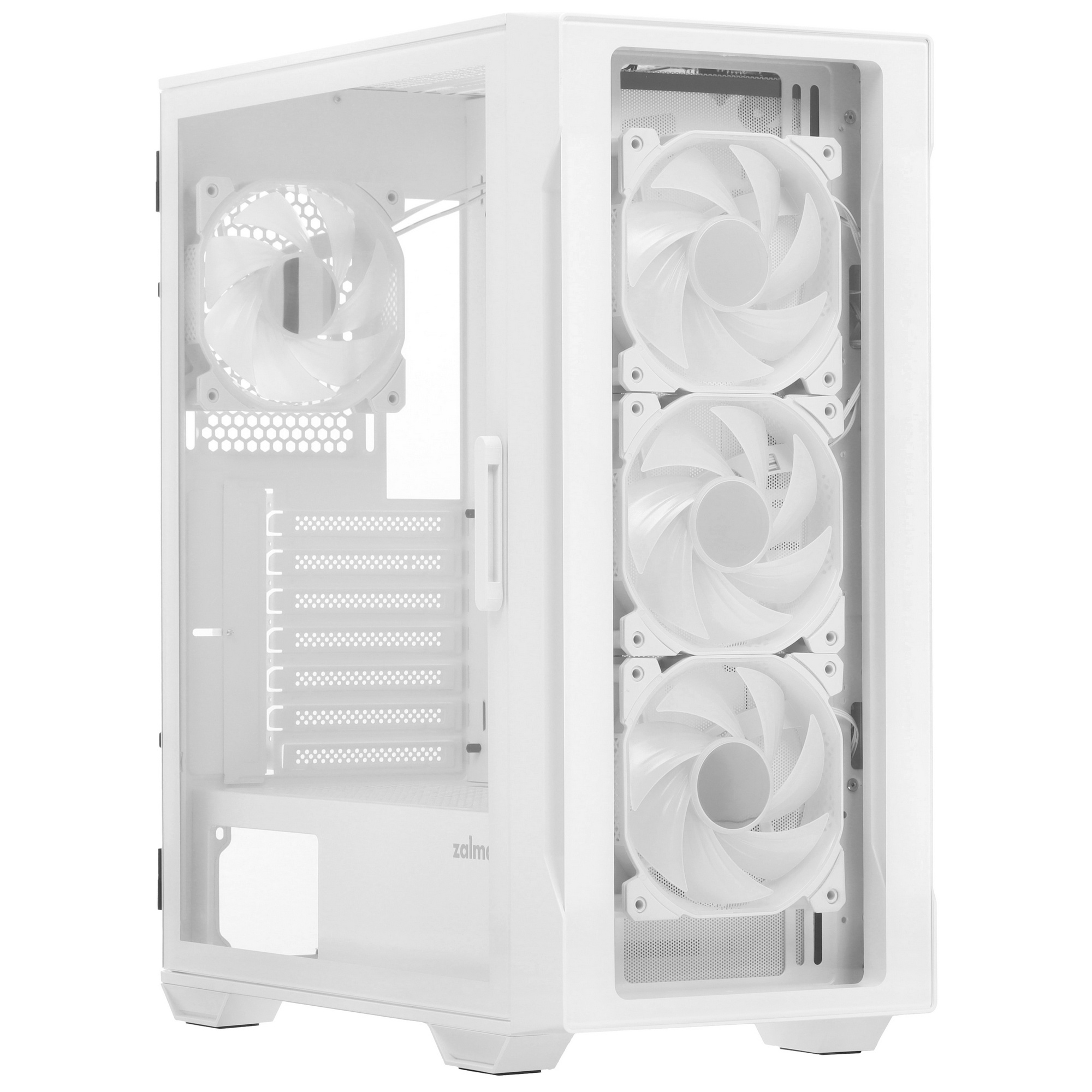Компьютерный корпус MidiTower Zalman I3 NEO TG White (ATX, front mesh, TG window, USB2.0 x1, USB3.0x