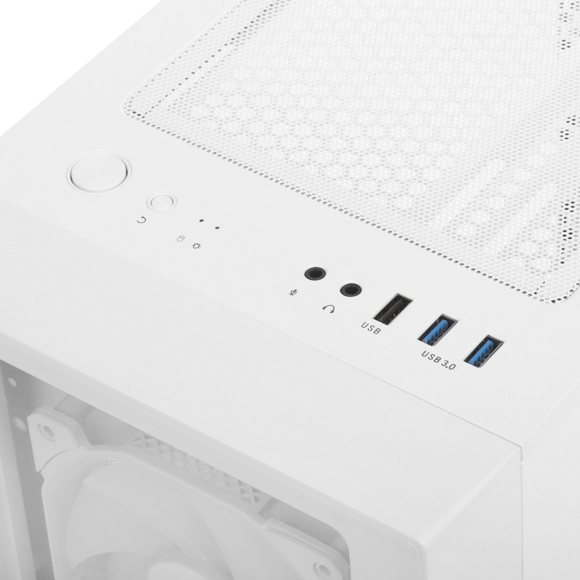 Компьютерный корпус MidiTower Zalman I3 NEO TG White (ATX, front mesh, TG window, USB2.0 x1, USB3.0x