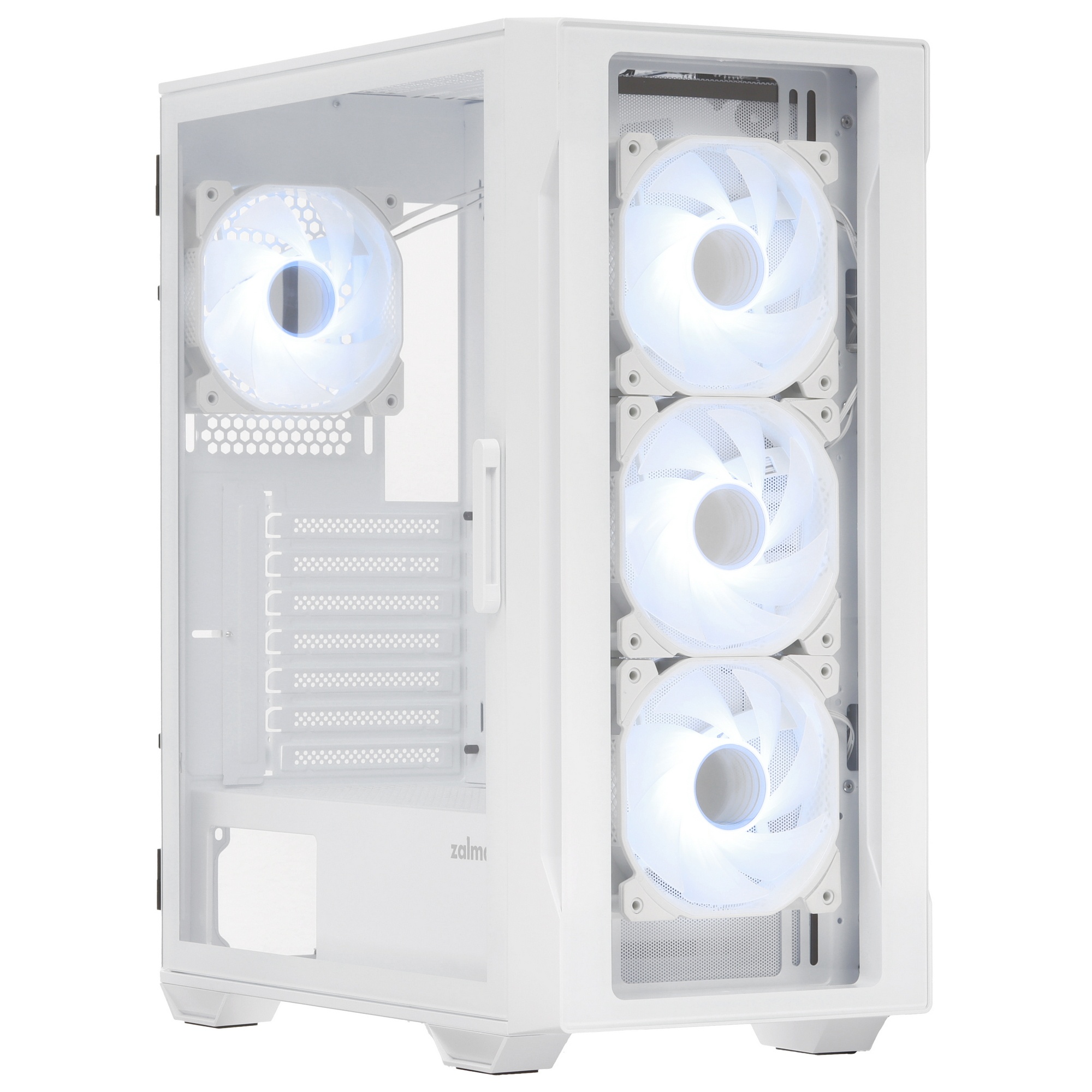 Компьютерный корпус MidiTower Zalman I3 NEO TG White (ATX, front mesh, TG window, USB2.0 x1, USB3.0x