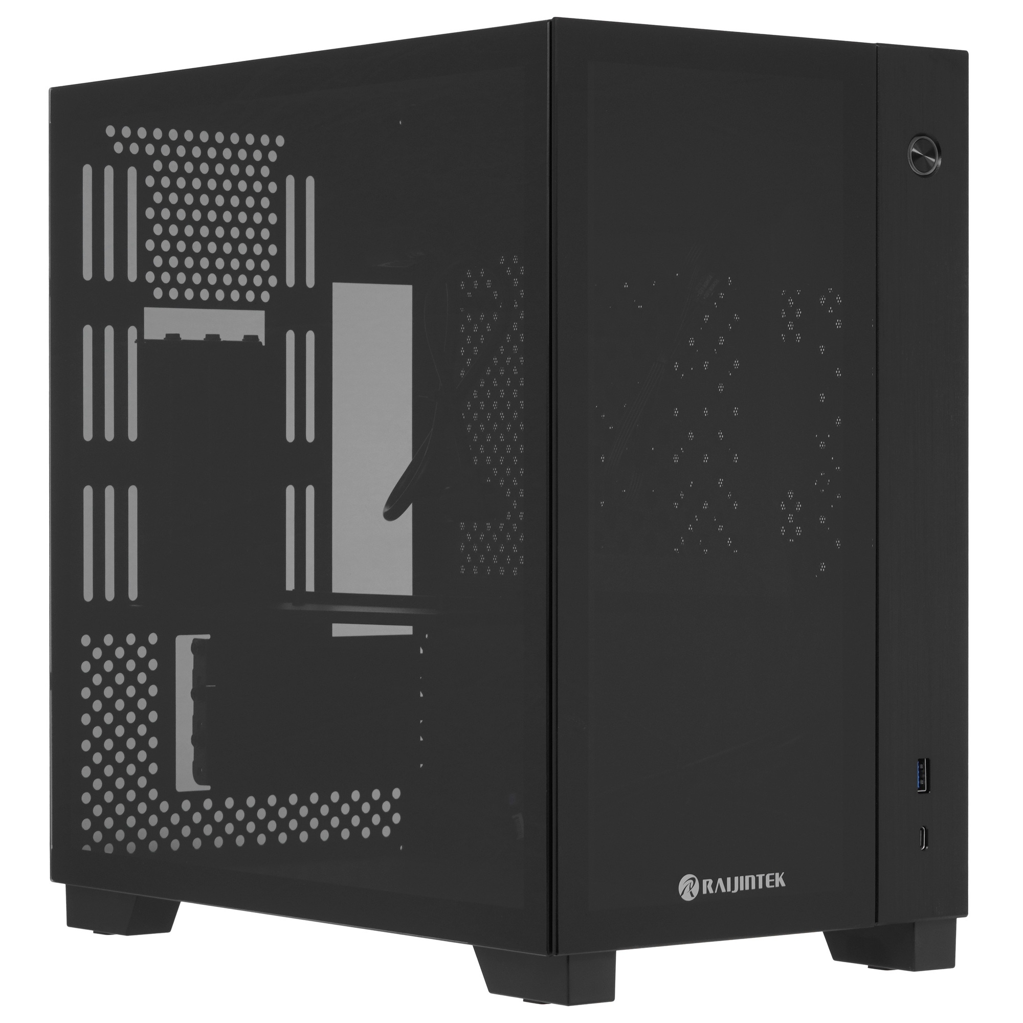 Компьютерный корпус Raijintek PAEAN MINI 0R20B00213 black, Mini-ITX, for psu ATX PS/2, USB3.0x2, USB