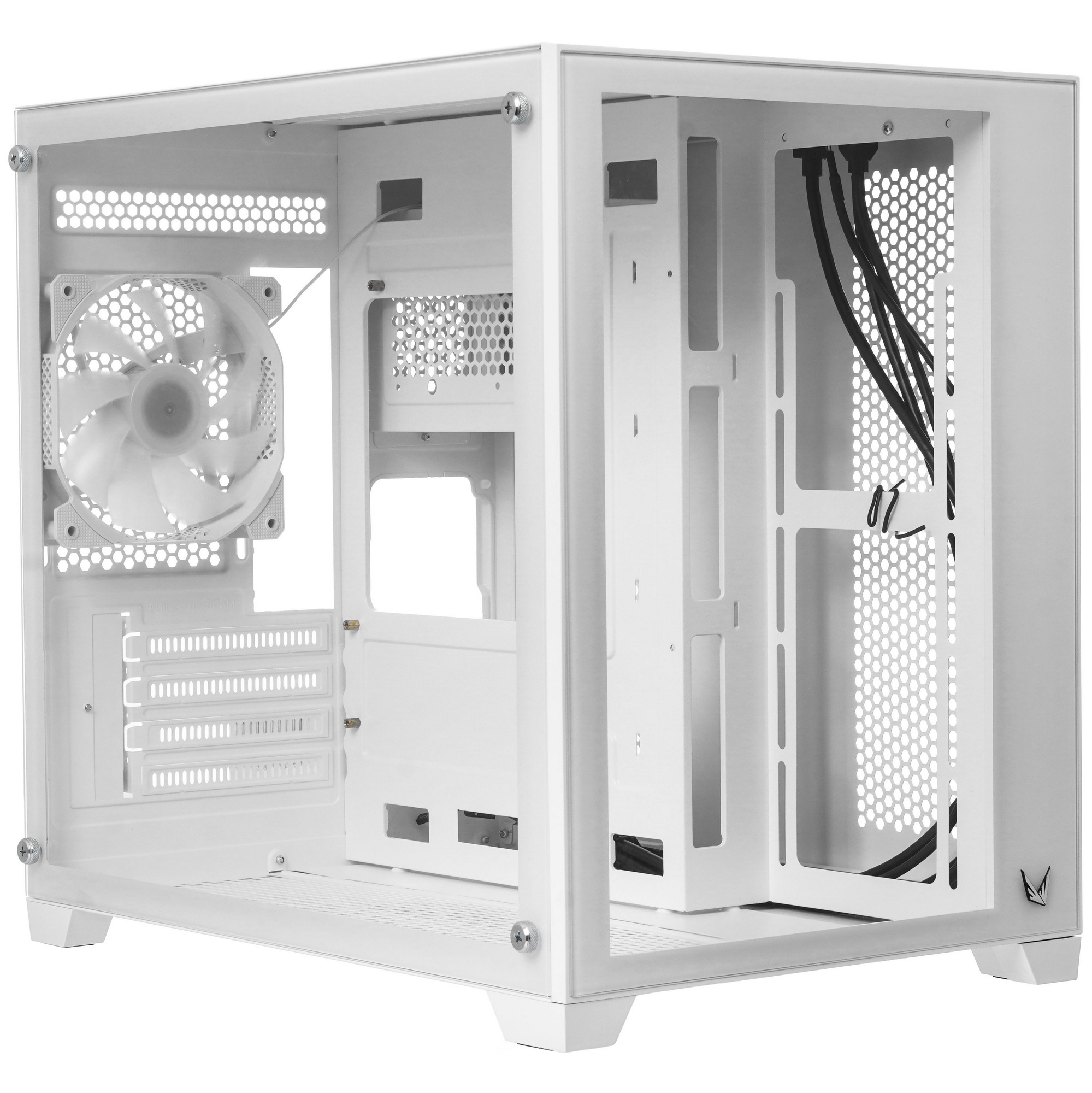Компьютерный корпус AeroCool / Formula Crystal Z5 белый без БП mATX 11x120mm 2xUSB2.0 1xUSB3.0 audio