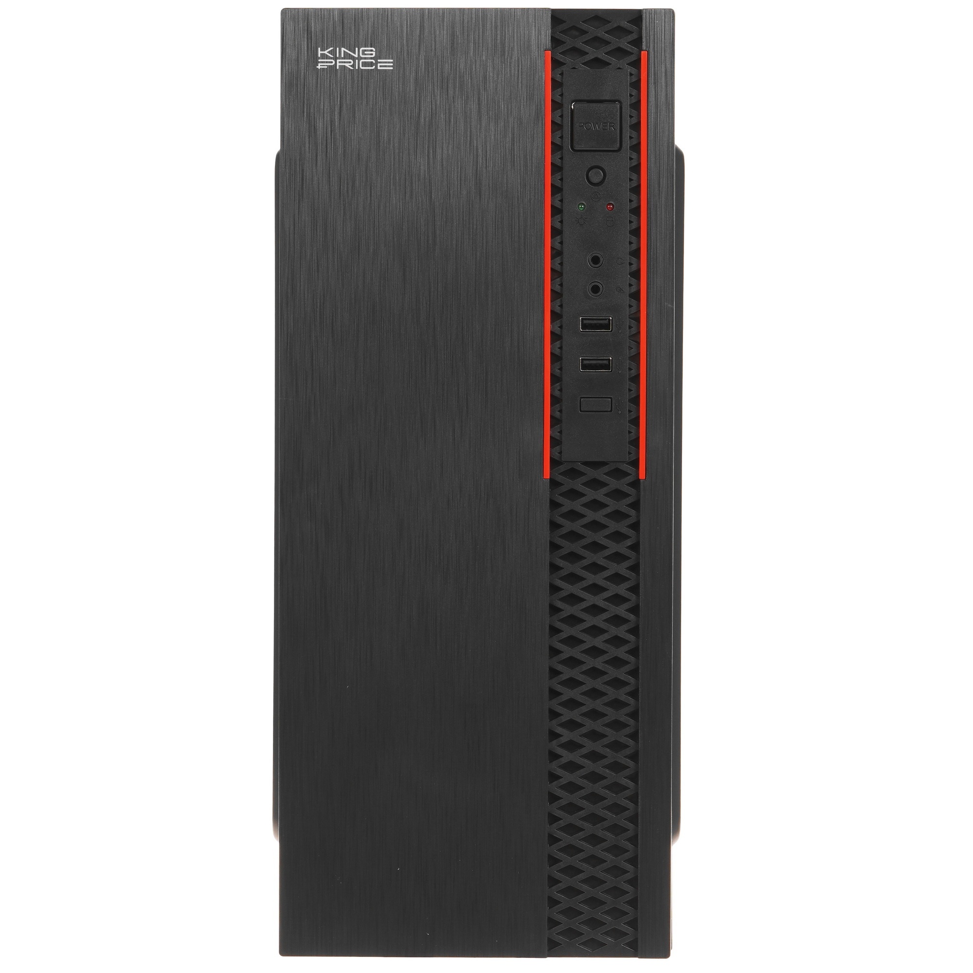 Корпус KingPrice KPCC-MD202 черный без БП ATX 1x80mm 4x120mm 2xUSB2.0 audio