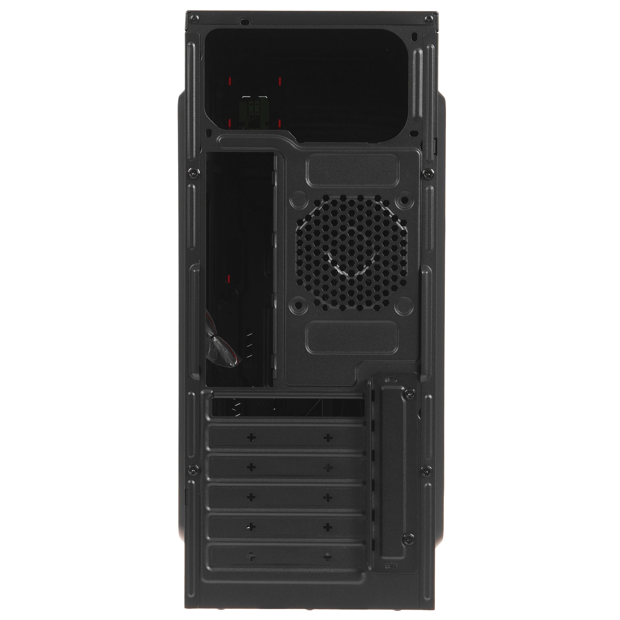 Корпус KingPrice KPCC-MD202 черный без БП ATX 1x80mm 4x120mm 2xUSB2.0 audio