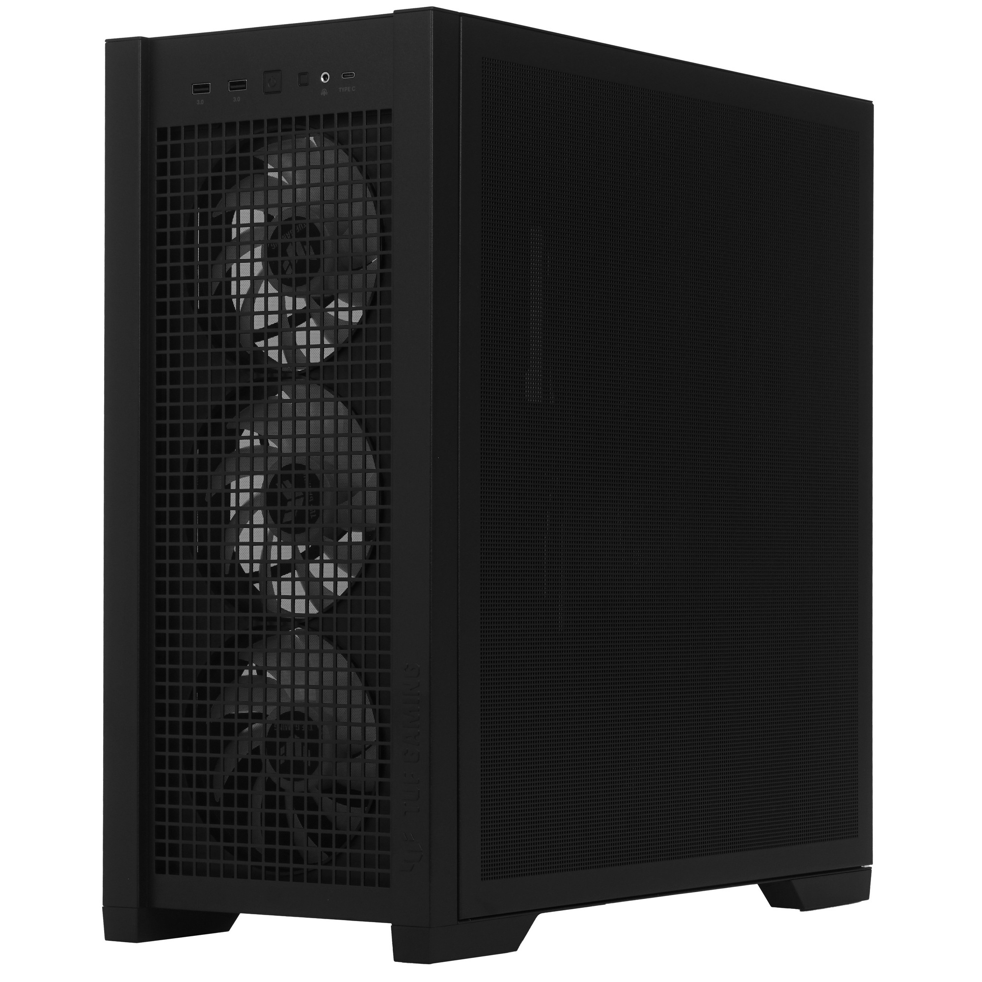 Корпус ASUS TUF GAMING GT302 TG ARGB BLACK (90DC00I0-B19000) GT302/ARGB FANS/BLK