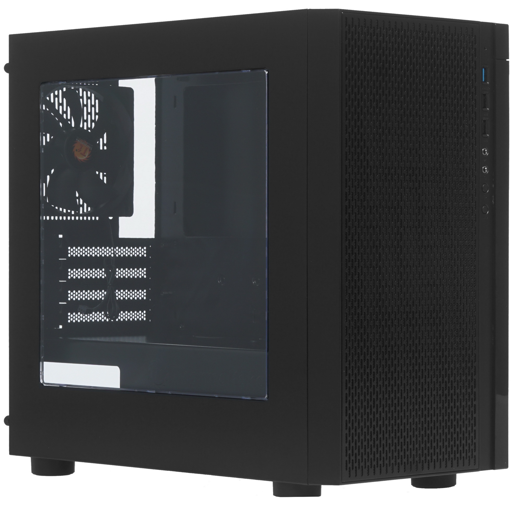 Компьютерный корпус Thermaltake Versa H18 Window черный без БП mATX 2xUSB2.0 1xUSB3.0 audio bott PSU