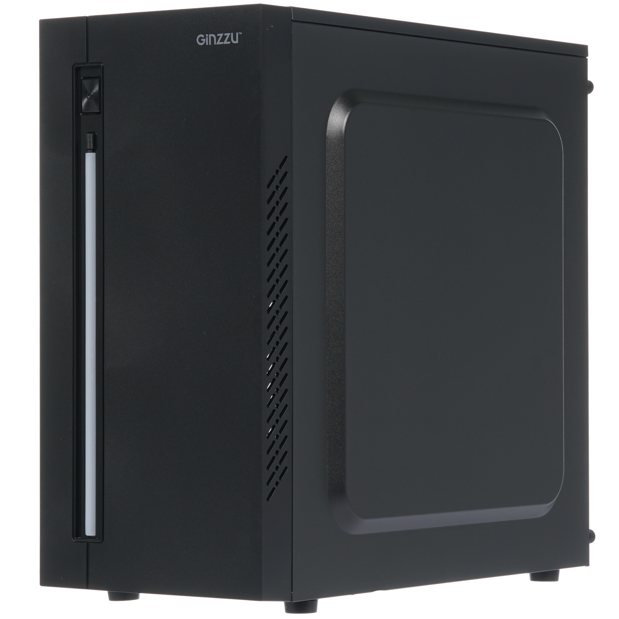 Компьютерный корпус Ginzzu D350 2*USB 2.0,AU RGB w/o PSU