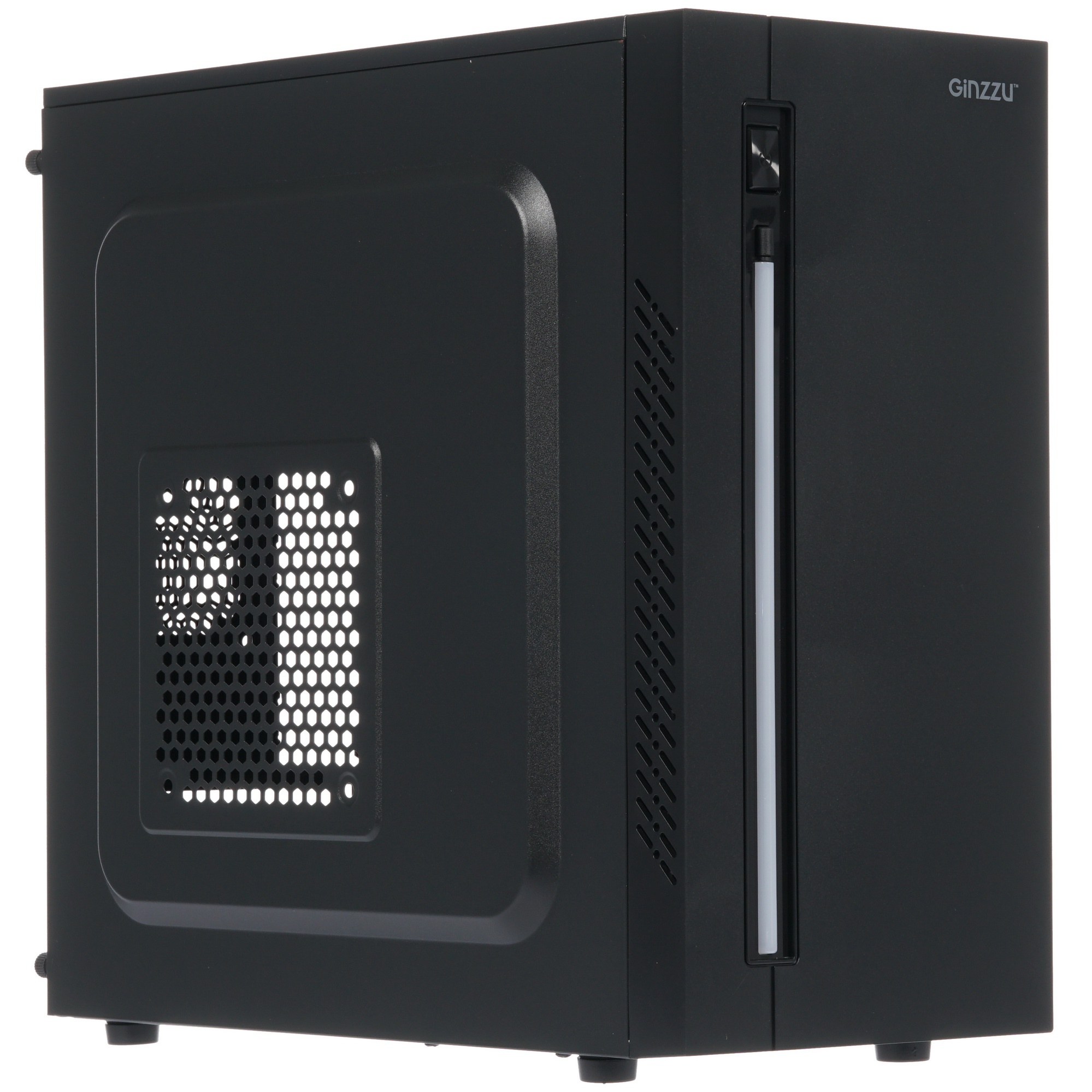 Компьютерный корпус Ginzzu D350 2*USB 2.0,AU RGB w/o PSU