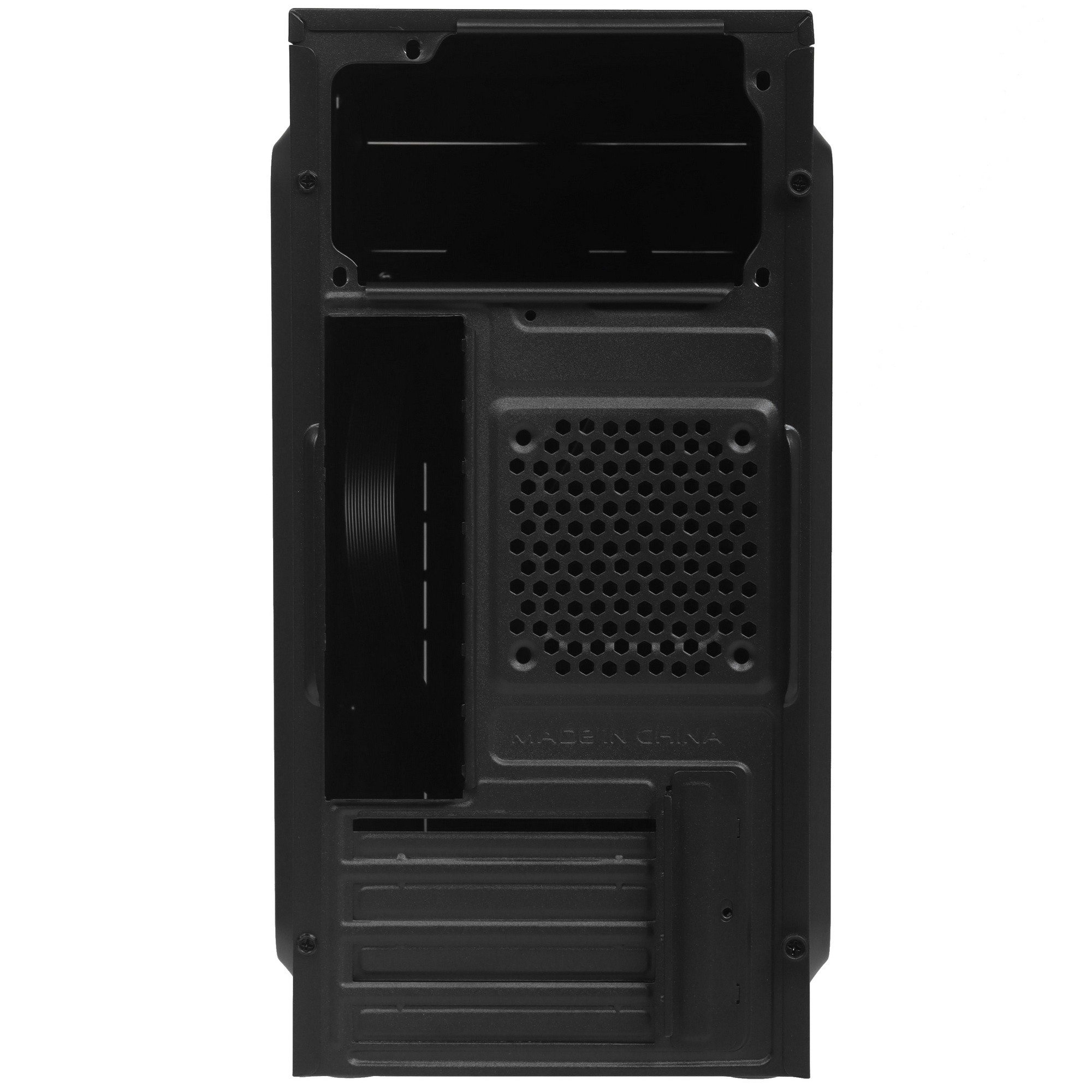 Корпус Minitower ExeGate EX291139RUS BAA-105-01 (mATX, без БП, 2*USB, аудио, черный)