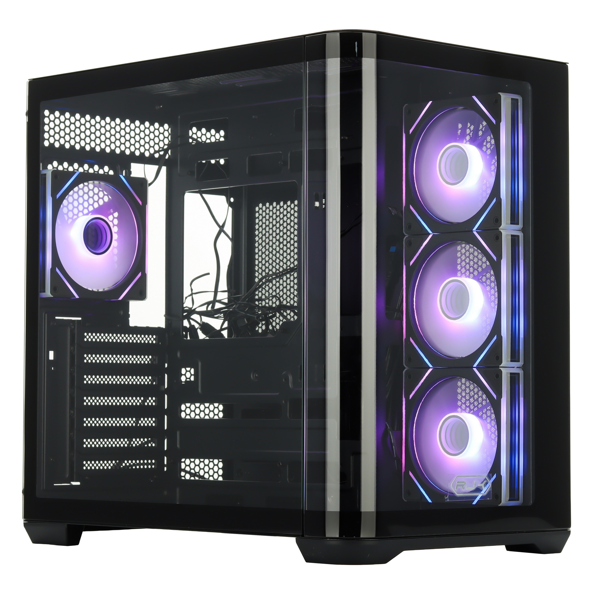 Корпус без блока питания/ Case Raijintek ATREUS BT4, Midi-Tower, TG, 4x120mm ARGB, 2xUSB-A 3.0 + 1xU