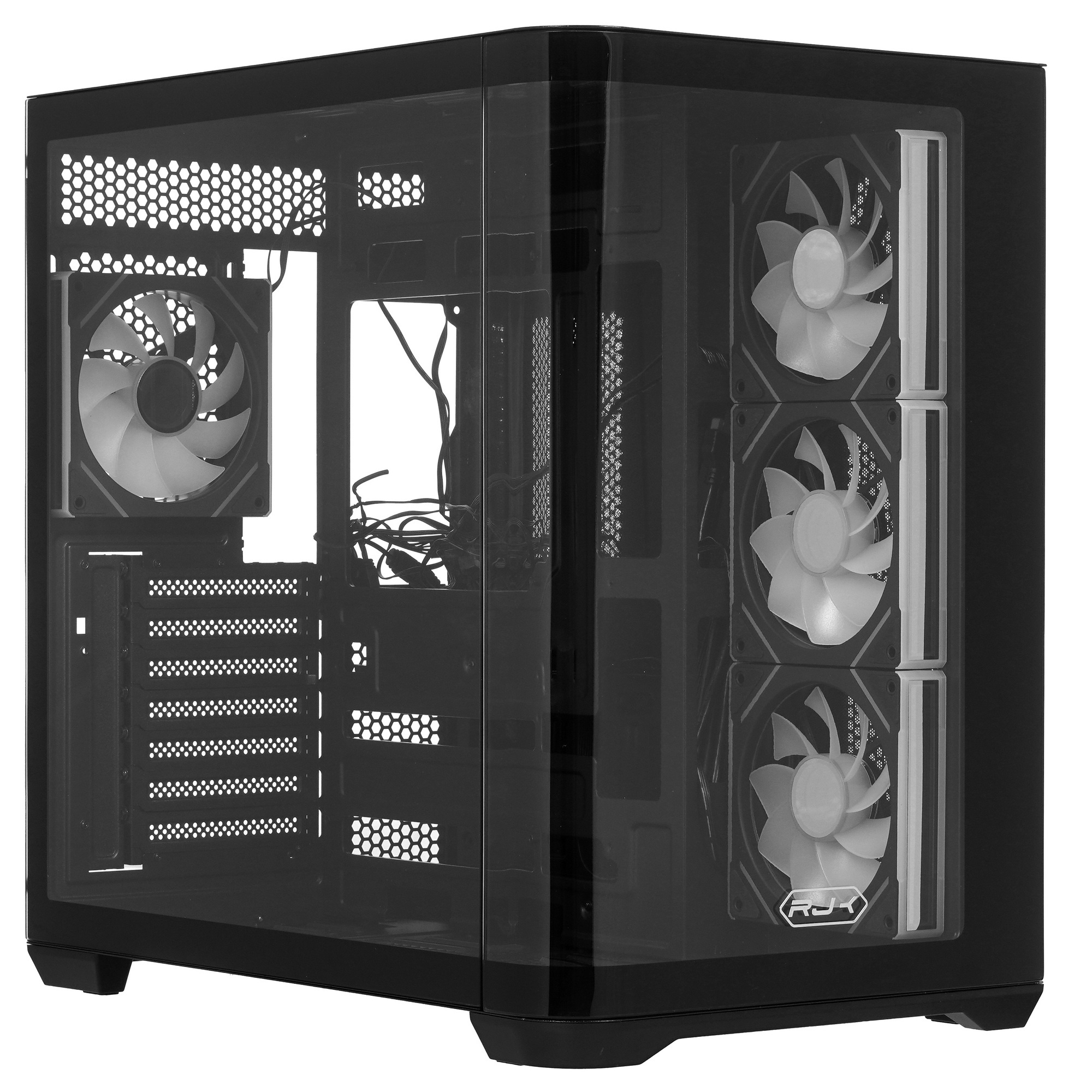 Корпус без блока питания/ Case Raijintek ATREUS BT4, Midi-Tower, TG, 4x120mm ARGB, 2xUSB-A 3.0 + 1xU