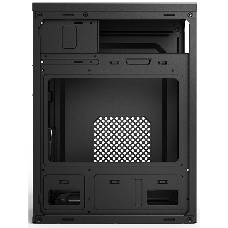 Компьютерный корпус с блоком питания 450Вт. Case Foxline FL-702, mATX, 1x5.25EXT, 1x3.5EXT, 2x3.5INT