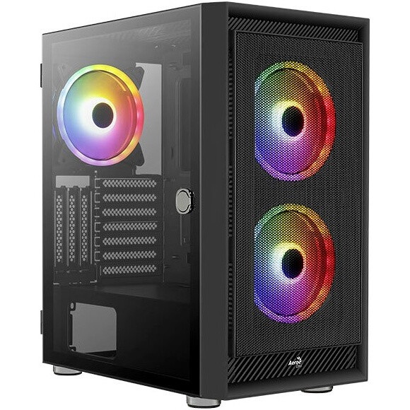 Компьютерный корпус Aerocool / Formula Graphite-G-BK-v2 черный без БП ATX 3x140mm 2xUSB3.0 audio