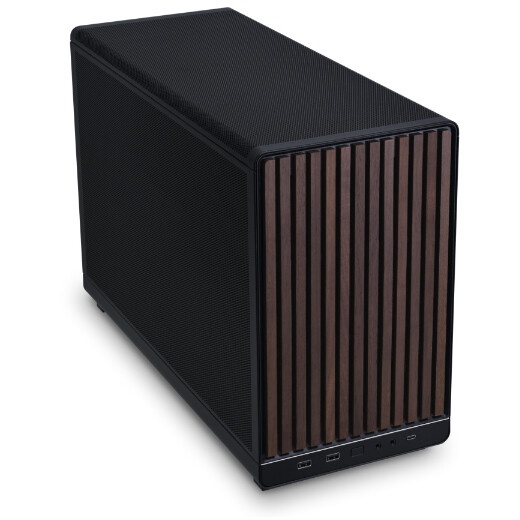 Корпус Lian Li A3-mATX без БП Black/Wood (G99.A3X-WD.00)