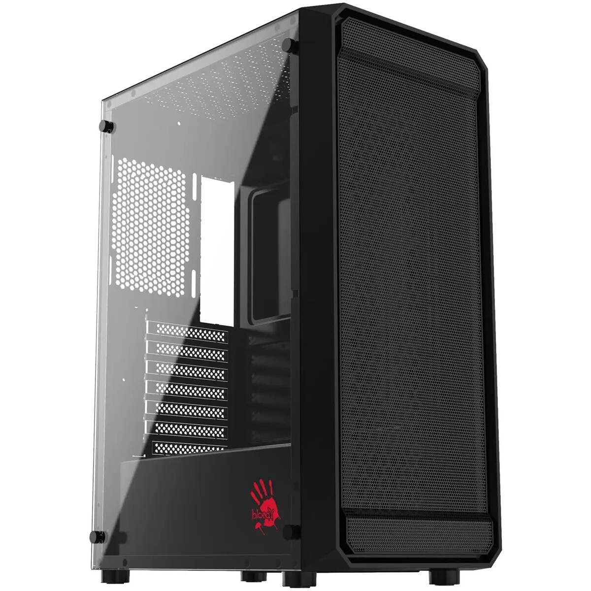 Корпус Bloody BD-CC118 черный без БП mATX 8x120mm 2xUSB2.0 1xUSB3.0 audio bott PSU