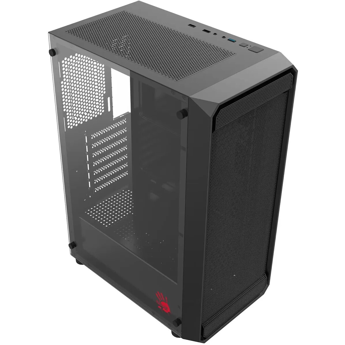 Корпус Bloody BD-CC118 черный без БП mATX 8x120mm 2xUSB2.0 1xUSB3.0 audio bott PSU