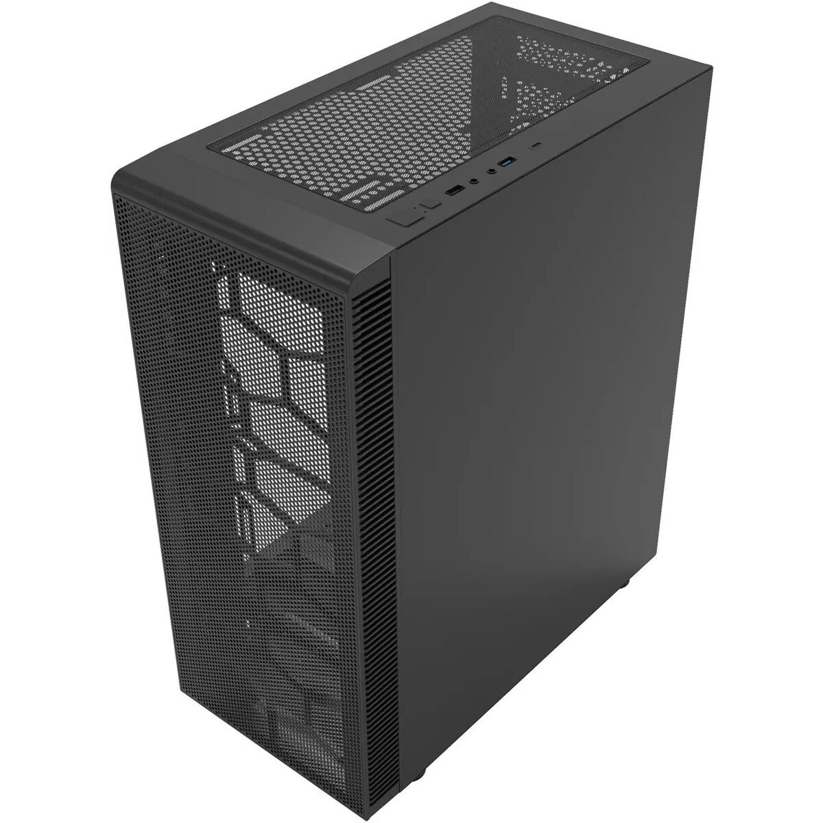 Корпус Bloody BD-CC118 черный без БП mATX 8x120mm 2xUSB2.0 1xUSB3.0 audio bott PSU