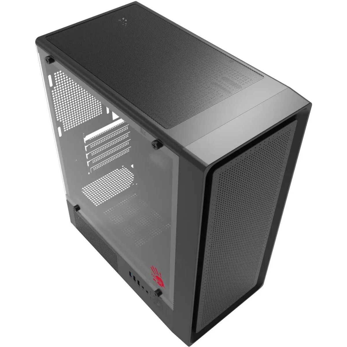 Корпус Bloody BD-CC118 черный без БП mATX 8x120mm 2xUSB2.0 1xUSB3.0 audio bott PSU
