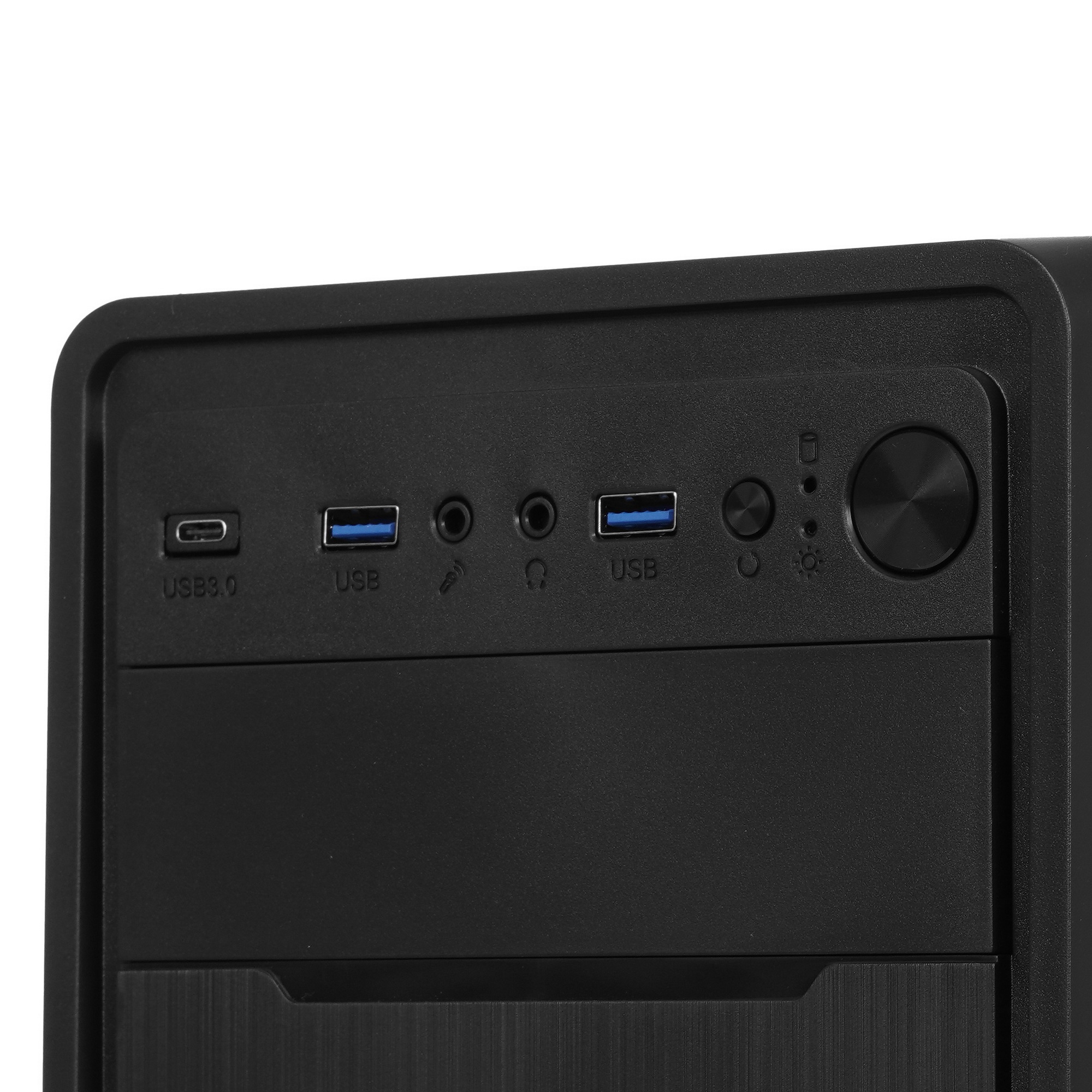 Компьютерный корпус Miditower ExeGate XP-332UC-XP450 (ATX, XP450 с вент. 12см, 2*USB3.0+1*TypeC, ауд