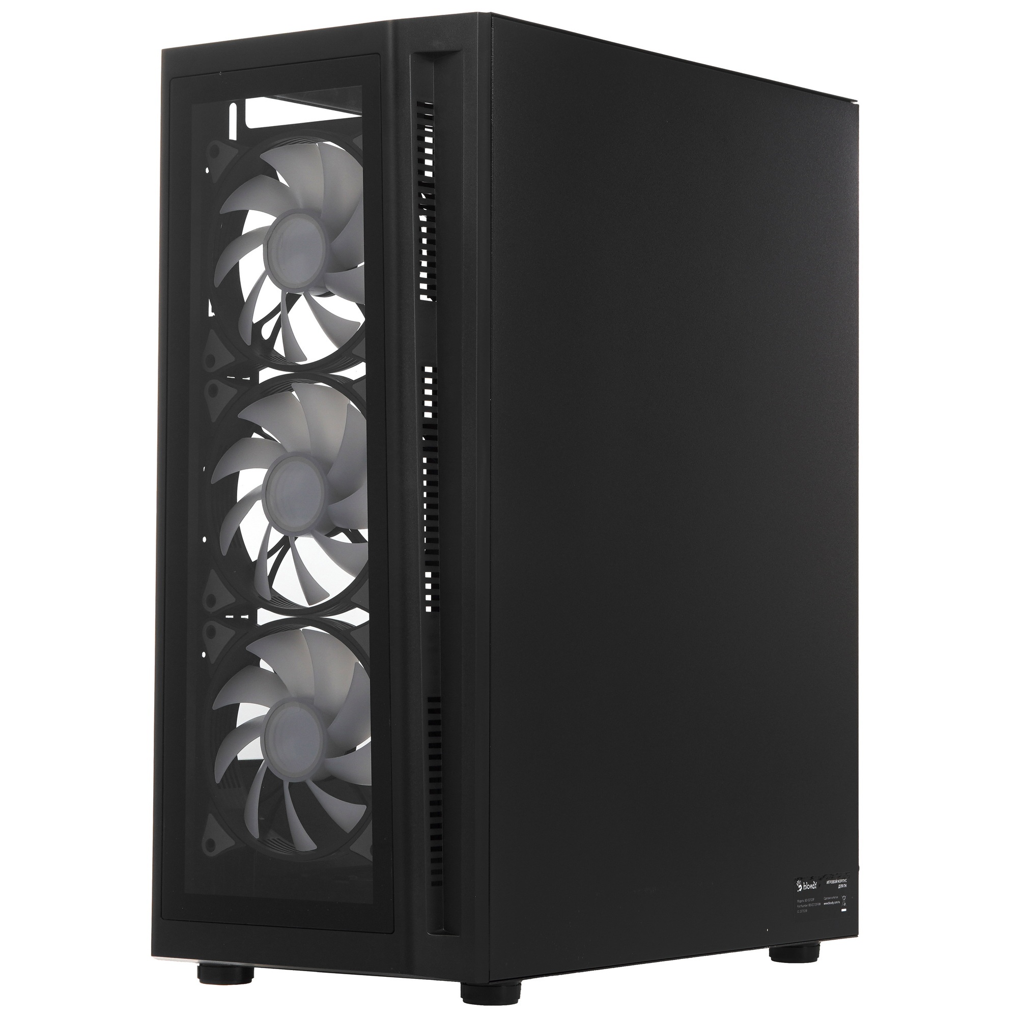 Корпус Bloody BD-CC120F черный без БП ATX 8x120mm 1xUSB2.0 1xUSB3.0 audio bott PSU