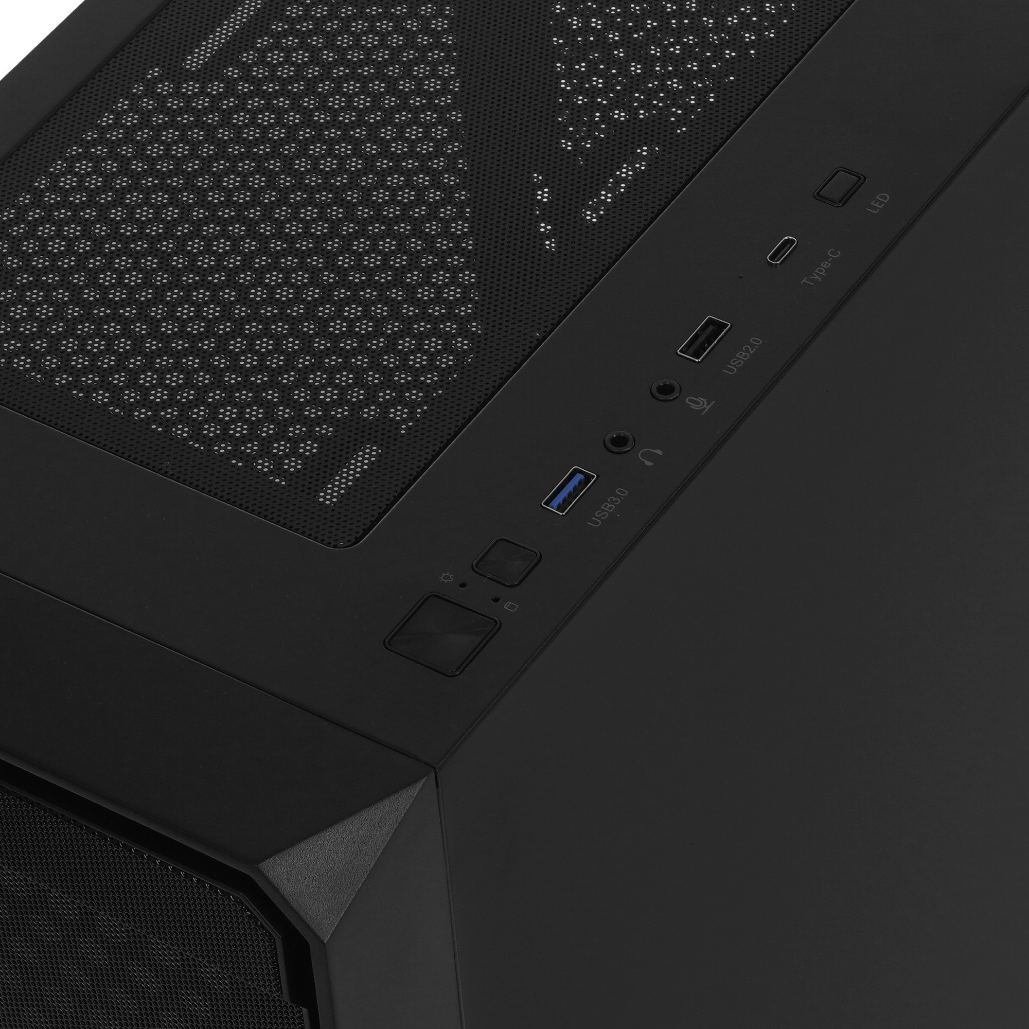 Корпус Bloody BD-CC114 черный без БП ATX 8x120mm 1xUSB2.0 1xUSB3.0 audio bott PSU