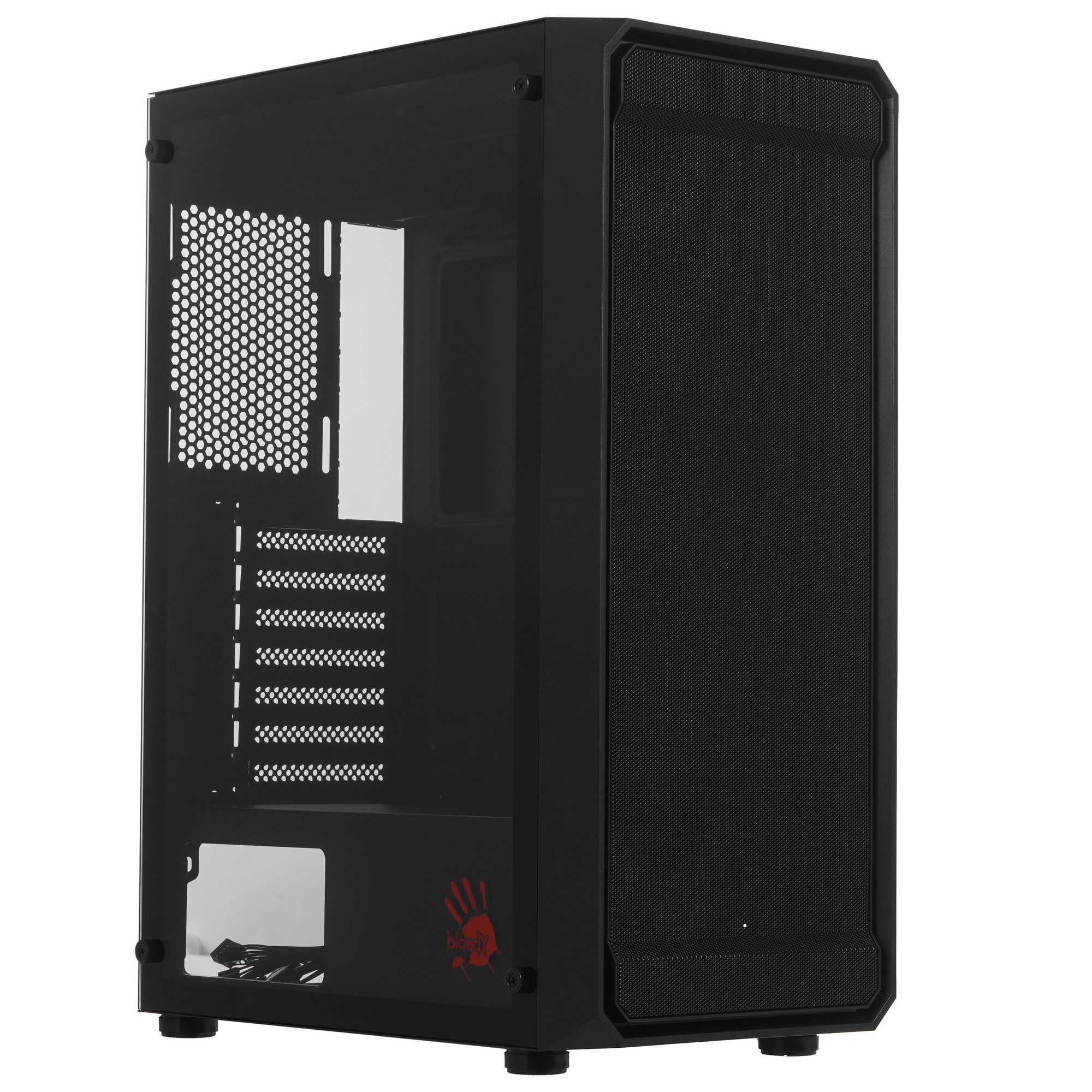 Корпус Bloody BD-CC114 черный без БП ATX 8x120mm 1xUSB2.0 1xUSB3.0 audio bott PSU