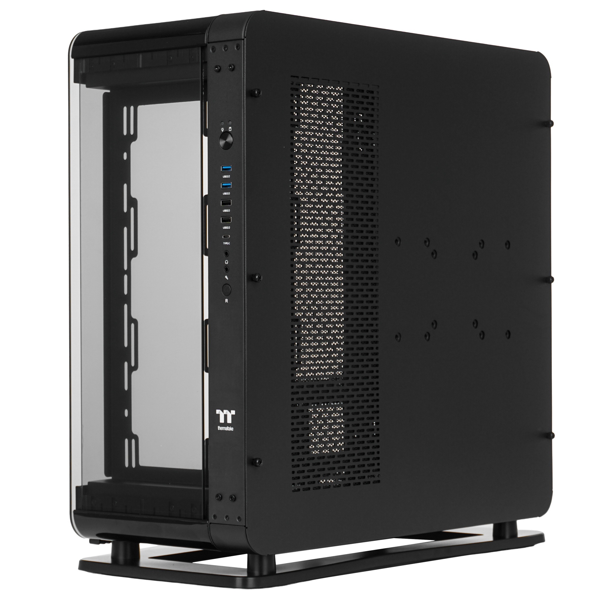 Корпус Thermaltake Core P6 TG черный без БП ATX 18x120mm 12x140mm 2xUSB2.0 2xUSB3.0 audio bott PSU