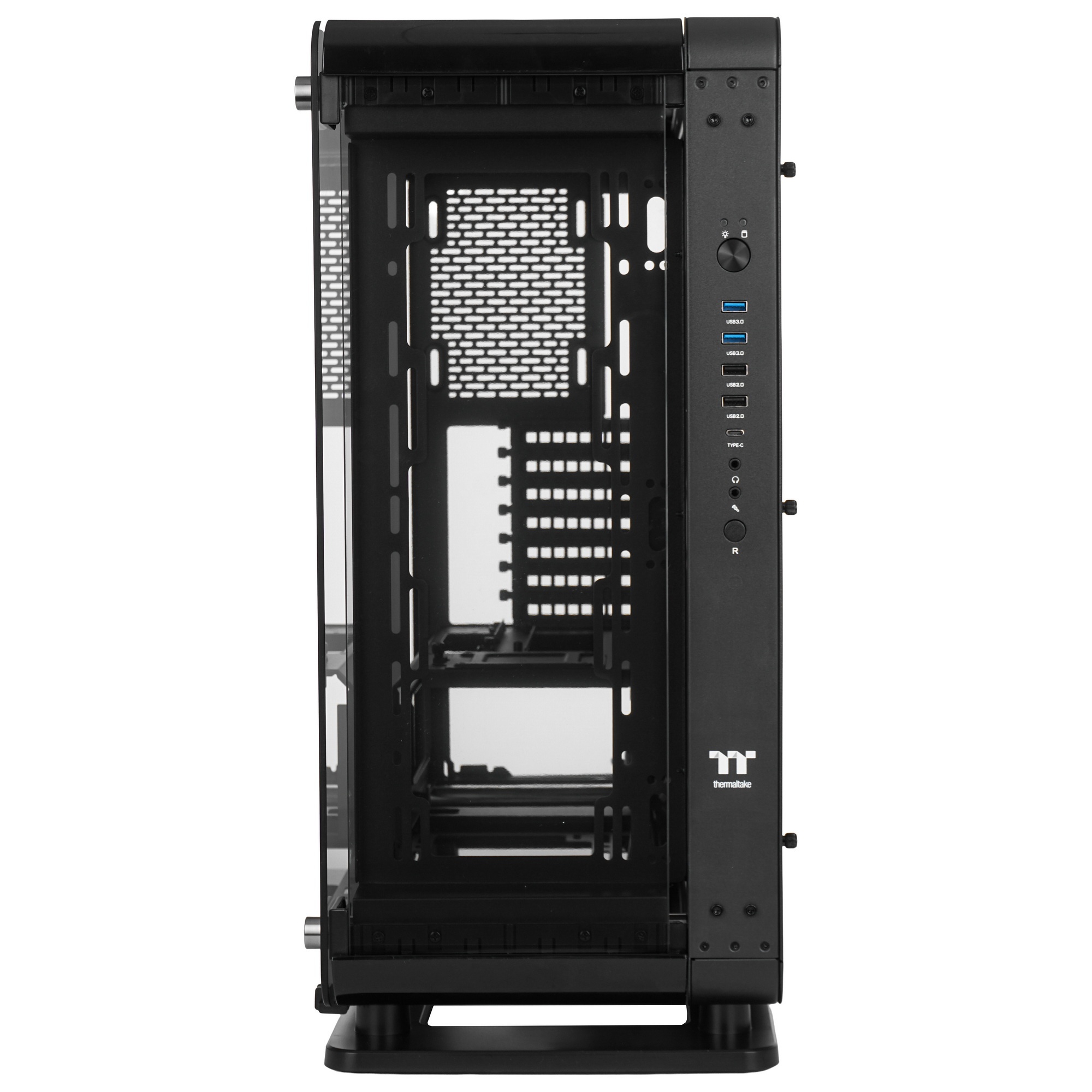 Корпус Thermaltake Core P6 TG черный без БП ATX 18x120mm 12x140mm 2xUSB2.0 2xUSB3.0 audio bott PSU