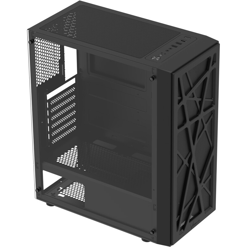 Компьютерный корпус Aerocool / Formula F-3401 (V1) черный без БП ATX 3x120mm 2xUSB2.0 1xUSB3.0 audio