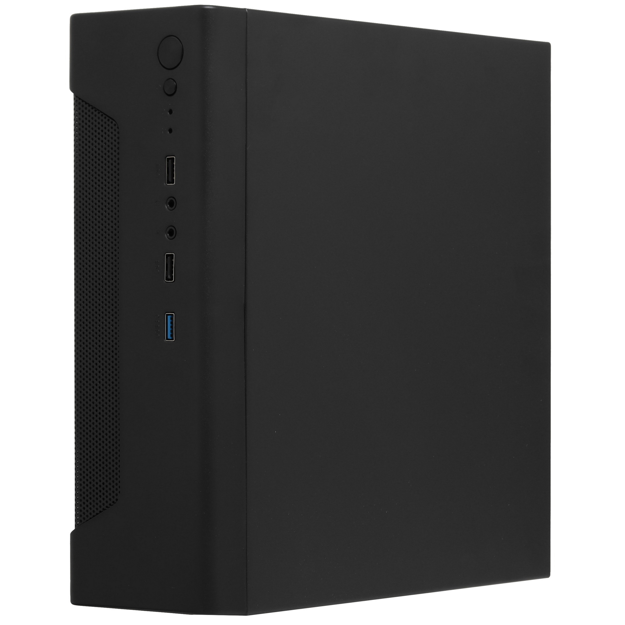 Компьютерный корпус Desktop ExeGate EX294018RUS FL-102 (mini-ITX, без БП, 2*USB+1*USB3.0, аудио, чер
