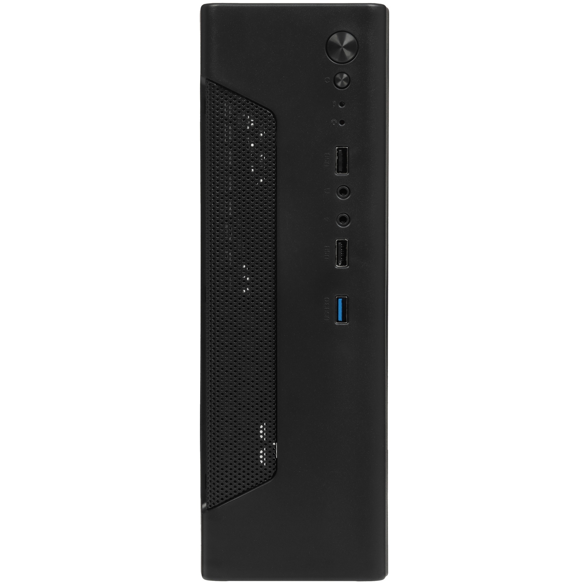 Компьютерный корпус Desktop ExeGate EX294018RUS FL-102 (mini-ITX, без БП, 2*USB+1*USB3.0, аудио, чер